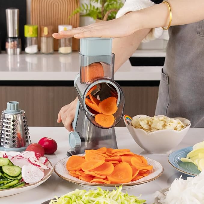 Cheese Grater Hand Crank Rotary Vegetables Shredder - Image 6