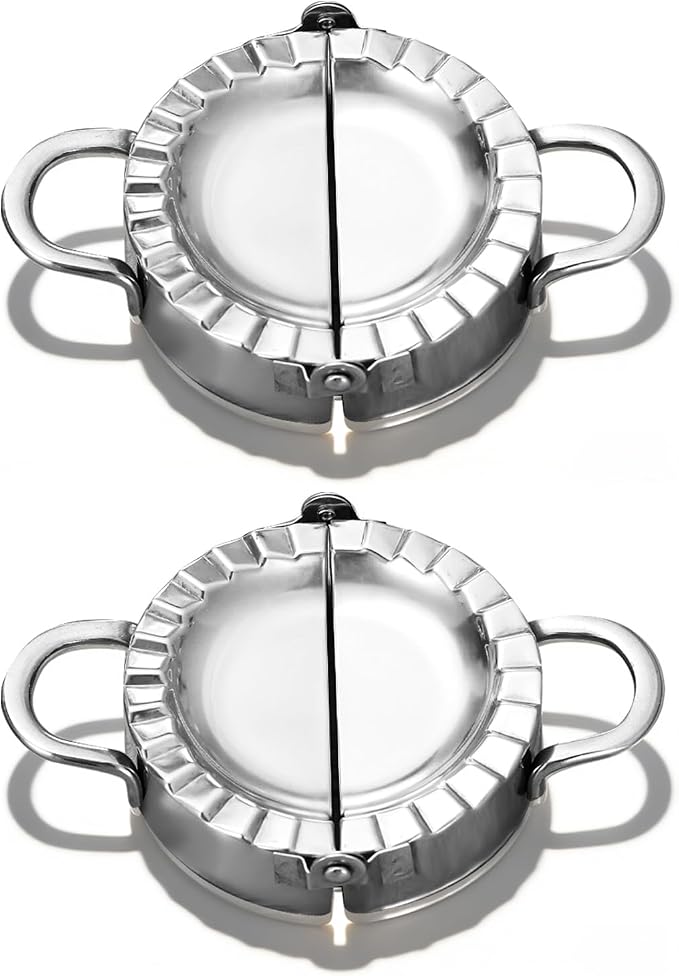 Stainless Steel Dumpling Ravioli Maker Press, 2 Pack Pierogi Mold - Image 2