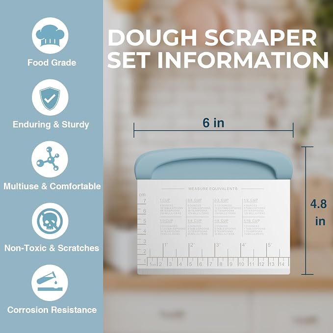 Bench Scraper Dough Cutter Tool - Image 3