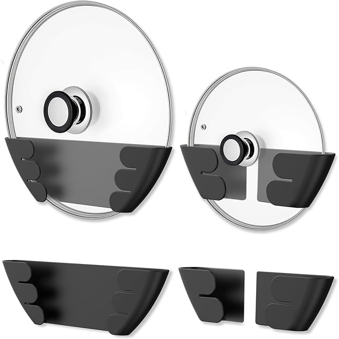 Universal Adjustable Pot Lid Holder Organizer by NICEYOS