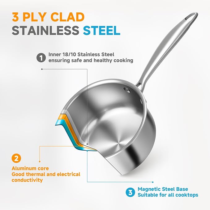 Ohtomber Tri-Ply Stainless Steel Pot - Image 2
