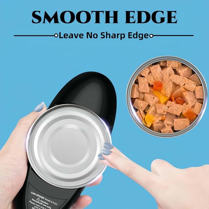 Electric Can Opener, Hands Free One Touch Automatic Can Openers Fit Different - Image 3