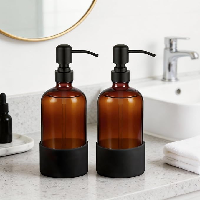 16 oz Hand and Dish Soap Dispenser Set - Image 6