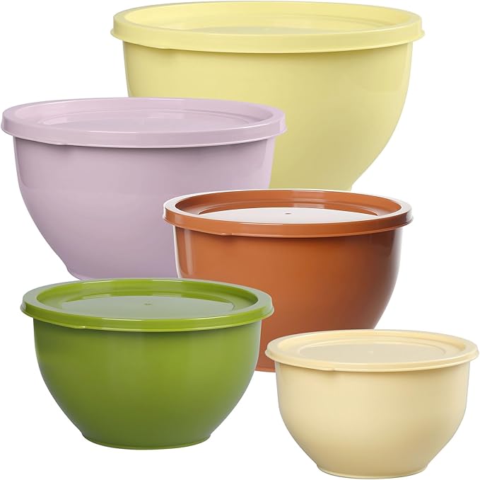 Greentainer Plastic Mixing Bowls by Greentainer