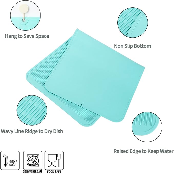 MicoYang Silicone Dish Drying Mat - Image 3