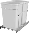 Rev-A-Shelf RV-18KD-11C S Double Pullout Trash Can by Rev-A-Shelf