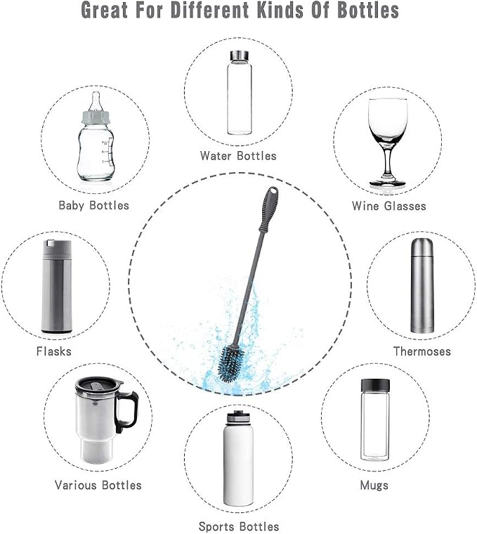 Silicone Bottle Cleaning Brush - Image 5