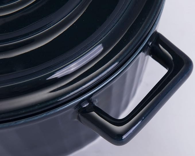 WHJY Blue Colorful Ceramic Casserole Dish - Image 3