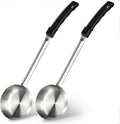 6 Ounce Solid Stainless Steel Portion Control Ladle Spoon -2Pcs Pizza Sauce by Unknown