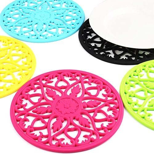ME.FAN Trivets for Dishes/Pots/Pans, 3 Pcs Silicone Mats