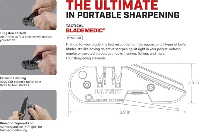 Lanksy Blademedic 4-in-1 Knife Sharpener - Image 3