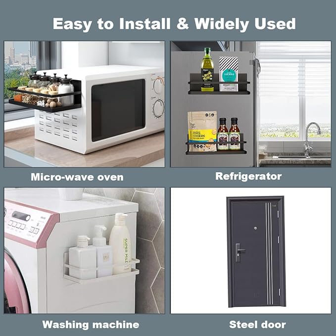2 Pack Magnetic Spice Rack - Image 4
