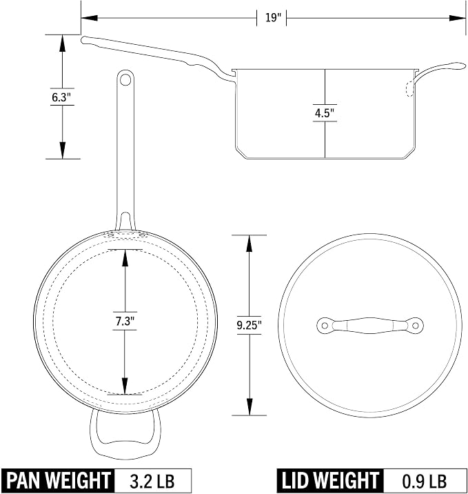 Heritage Steel x Eater 4 Quart Saucepan - Image 3
