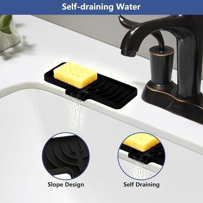Silicone Sponge Holder for Kitchen Sink - Image 3