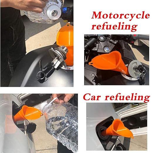 Annurssy Multi-Function Plastic Long Neck Oil Funnel - Image 2