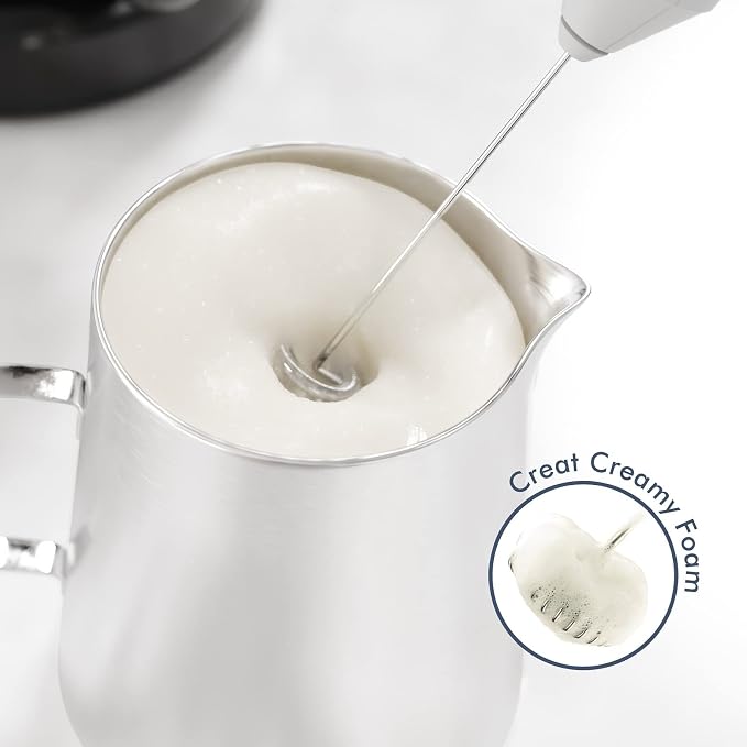 Powerful Milk Frother Handheld Foam Maker, Mini Whisk Drink Mixer - Image 2