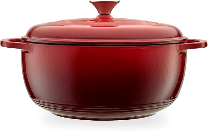 Mercer Culinary Enameled Cast Iron Round Dutch Oven, 6 qt. by MercerCulinary