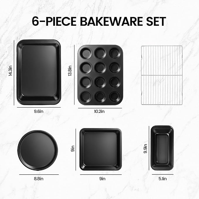 5-Piece Nonstick Baking Pans Set - Image 6