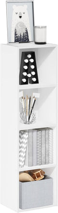 Furinno PASIR Book Shelf, 4-Tier Modern Bookshelf, Open Shelves Bookcase 9 x 12 by Furinno-FitsYourSpaceFitsYourBudget