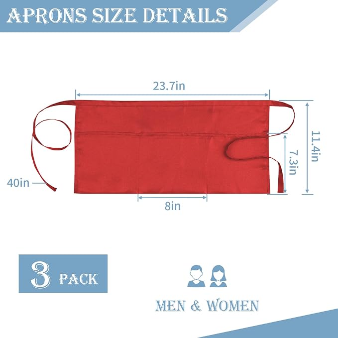 PEASUG Server Apron, Waitress Apron - Image 2