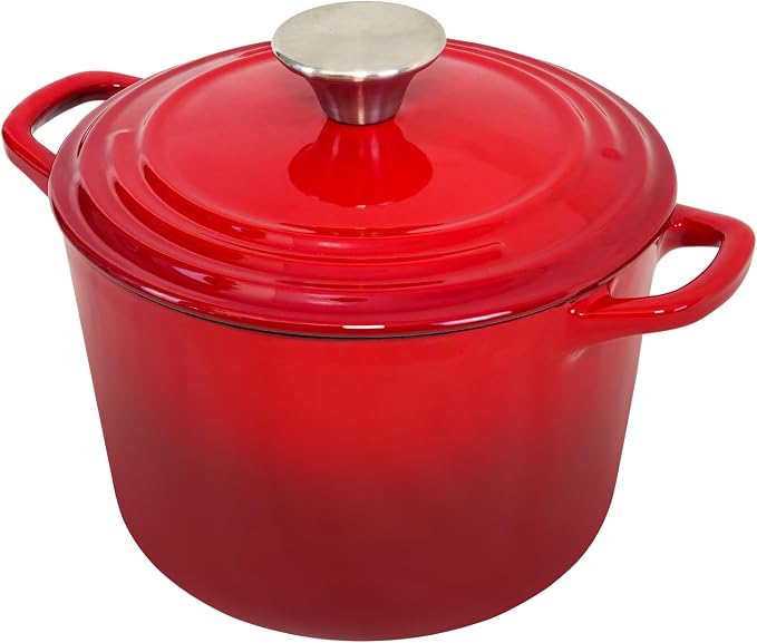 Flavehc Dutch Oven Pot with Lid 1.8 qt Cast Iron Dutch Oven - Image 9
