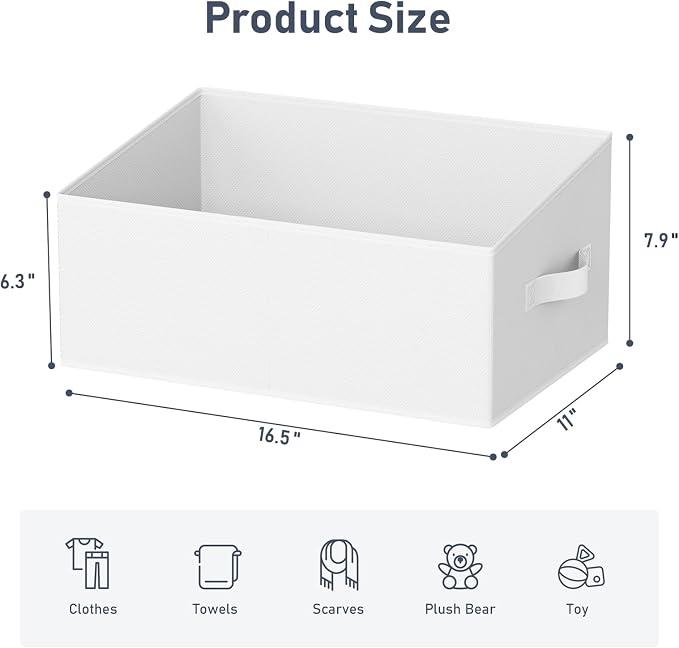 DIMJ Closet Storage Bins 8 Pack - Image 2