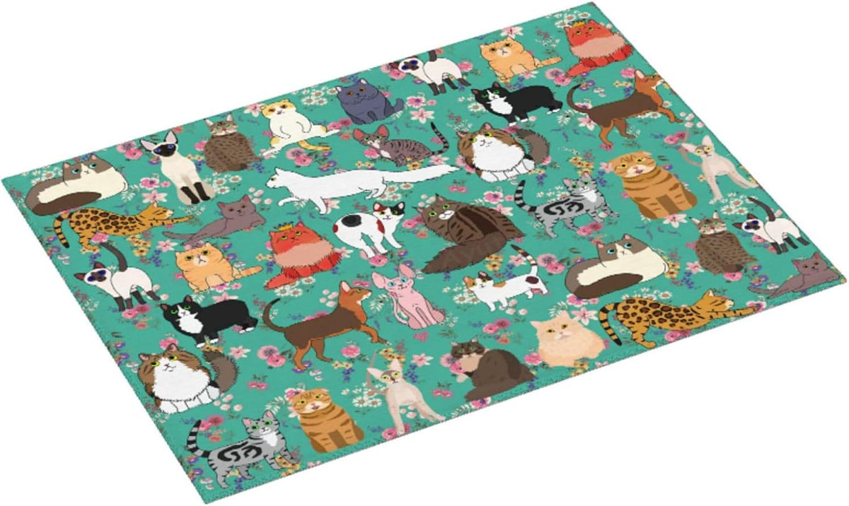 Cat Dish Drying Mat For Kitchen Microfiber Drying Mats Absorbent
