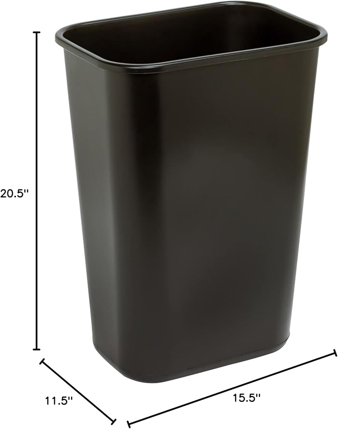 Wastebasket, 10.25 Gallons, 20 1/2in.H x 15 1/2in.W x 11 1/2in.D - Image 5