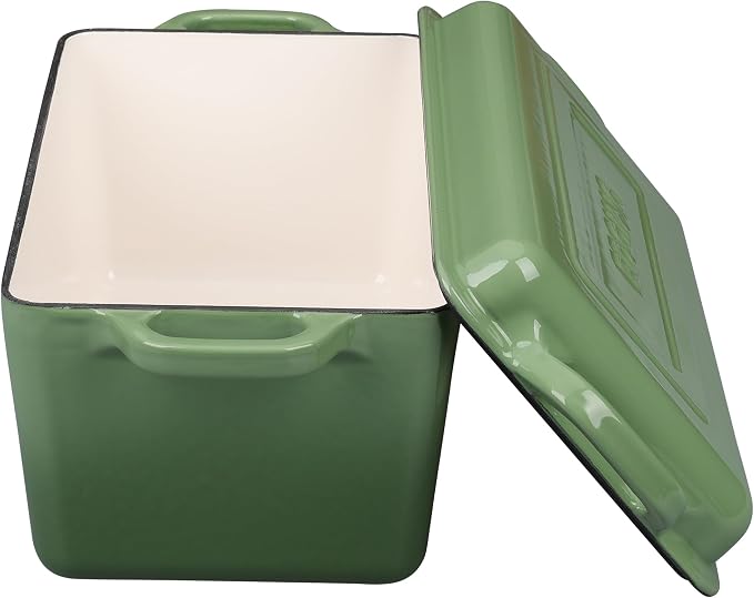 EDGING CASTING Enameled Cast Iron Dutch Oven, Oblong Bread Oven - Image 8