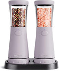 Electric Salt and Pepper Grinder Set by Tomeem