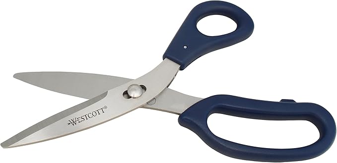 Westcott 8" Power Pivot Stainless Steel Hard Handle High-Leverage Crafting and - Image 7