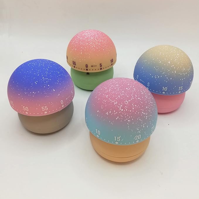 Mechanical Kitchen Timer, Cute Mushroom Timer - Image 7