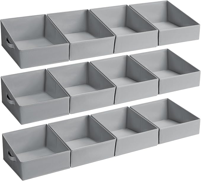 DIMJ Closet Storage Bins 12 Pack by DiMJ
