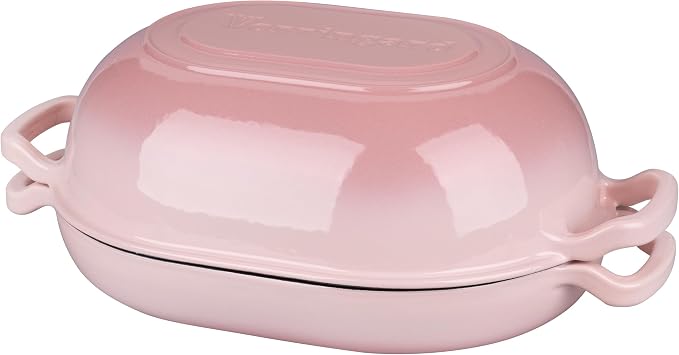 VORRINGARD Enameled Cast Iron Sourdough Bread Oven, Dutch Oven, Loaf Cast Iron - Image 8