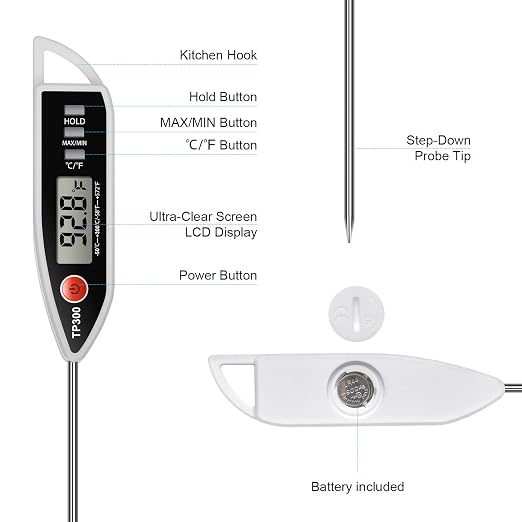Meat Food Thermometer, Digital Candy Cooking Thermometer, Kitchen Cooking - Image 7