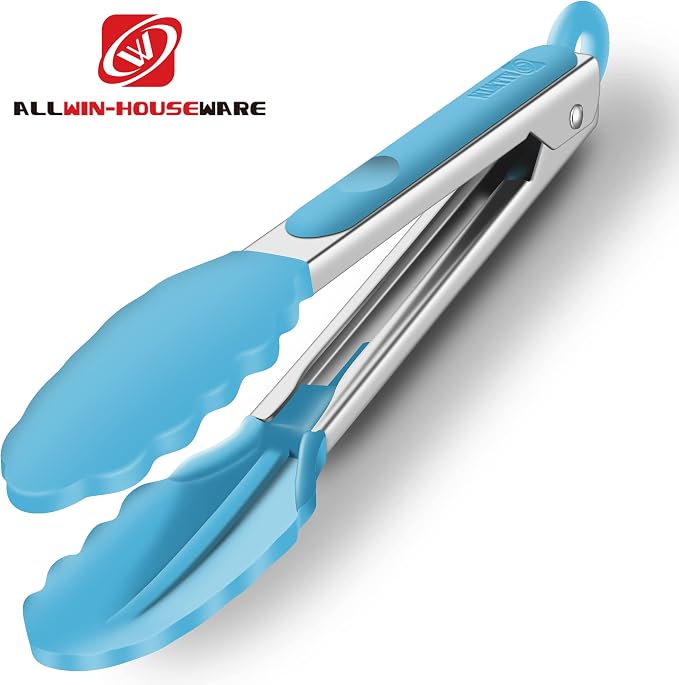 2 Pack Silicone Kitchen Tongs – 9" & 12" Set, Heat Resistant up to 500°F - Image 5