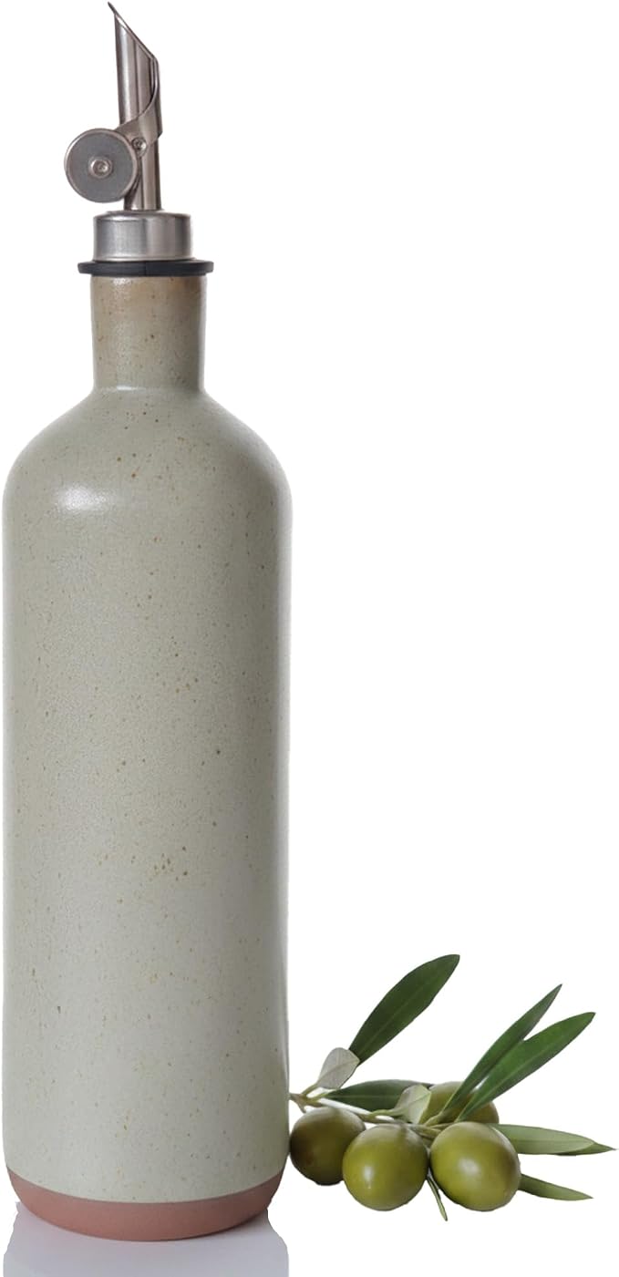 17 oz Ceramic Olive Oil Dispenser by Unknown