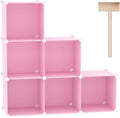 C&AHOME Cube Storage Organizer, 6-Cube Shelves Units, Closet Cabinet, DIY by CAHOME