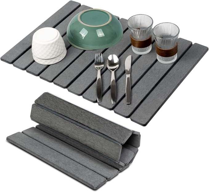 Stone Drying Mat for Kitchen Counter, Stone Bath Mat, Quick Drying Fast by Home