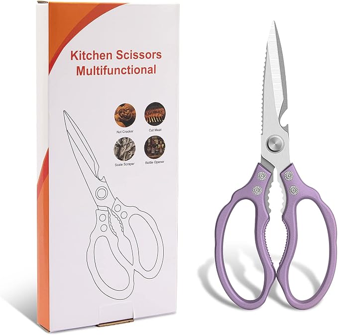 CGBE Kitchen Scissors All Purpose Heavy Duty, Ultra Sharp Stainless Steel - Image 7