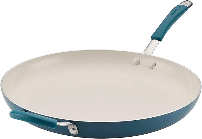 Rachael Ray Cucina Ceramic Nonstick Frying Pan/Skillet, Dishwasher Safe by RachaelRayKitchenware