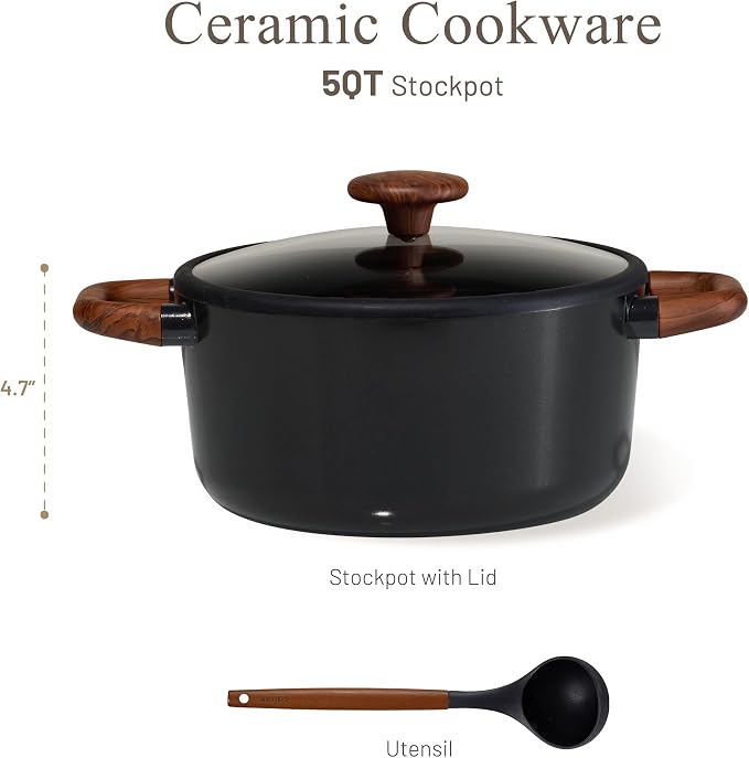 CAROTE 5QT Ceramic Stock Pot - Image 2