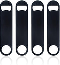KTOJOY 4 PACK Stainless Steel Flat Bottle Opener, Beer Bottle Opener, by KTOJOY