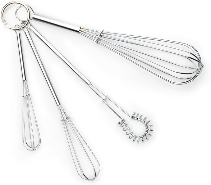 Fox Run Mini Whisks, Chrome Plated by foxrunbrands