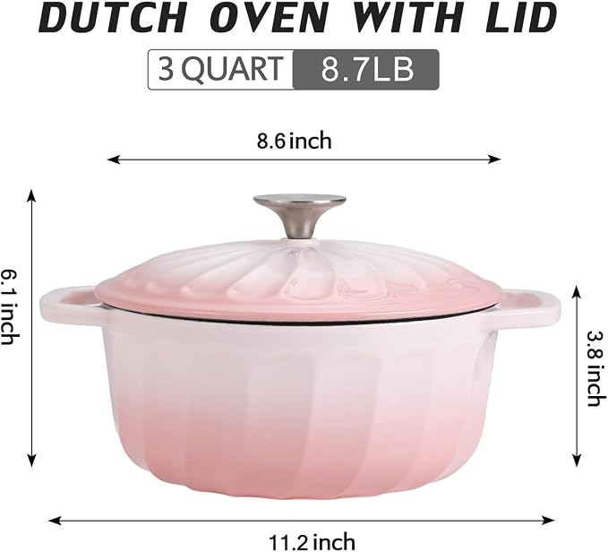 Enameled Cast Iron Dutch Oven Pot - Image 2