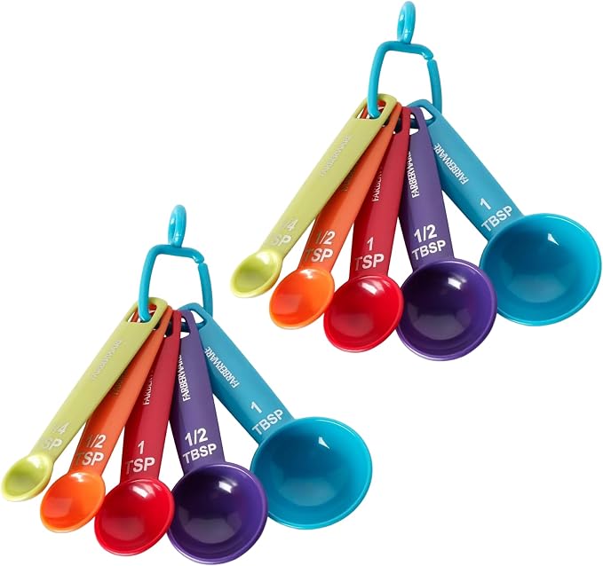 Farberware Kitchen Essentials Measuring Spoon Set, Easy Read Standard Units by Farberware