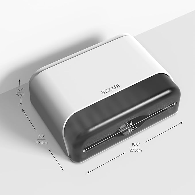 Paper Towel Dispenser, Large Capacity Wall Mount Tissue Dispensers - Image 3