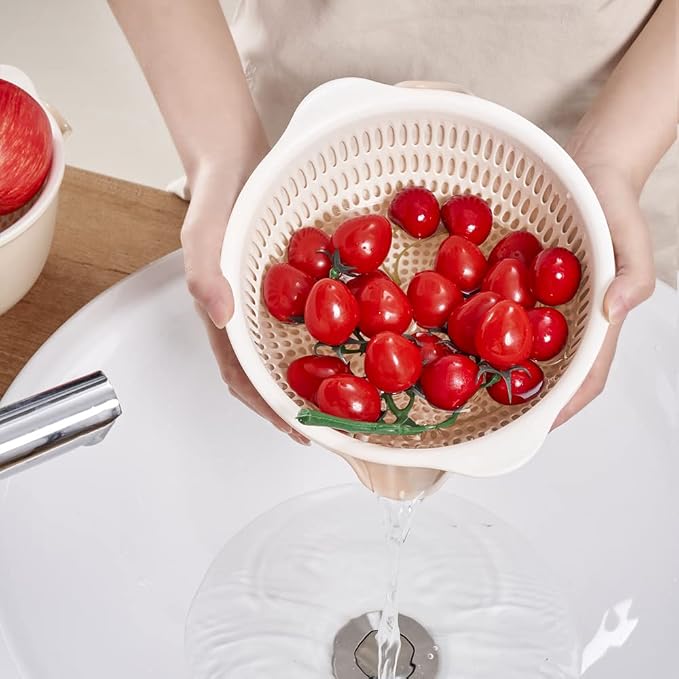 2 in 1 Kitchen Colander Set - Image 5