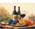 Art Wine Bottle Dish Drying Mat XL Microfiber Kitchen Drying Mat Large Dish by Eugzak