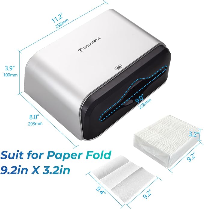 Trifold Hand Towel Dispenser for Bathroom - Image 5